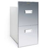 Thùng gạo 2 ngăn chứa Eurogold B323 30cm 25kg