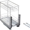 Giá gia vị inox 2 tầng nan dẹt Eurogold EP25B 25cm 25kg