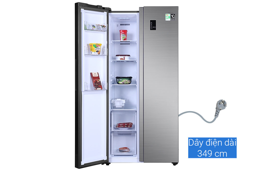 Tủ lạnh Aqua Inverter 480 lít AQR-S480XA(SG)