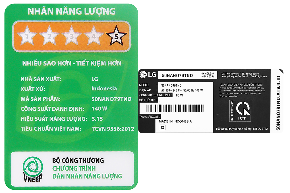 Smart Tivi NanoCell LG 4K 50 inch 50NANO79TND