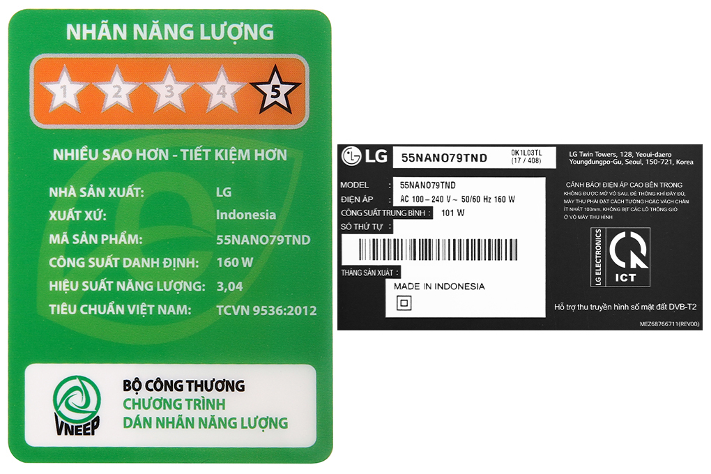 Smart Tivi NanoCell LG 4K 55 inch 55NANO79TND