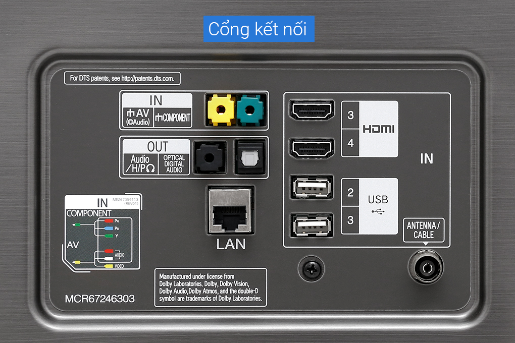 Smart Tivi LG 4K 55 inch 55SK8000PTA