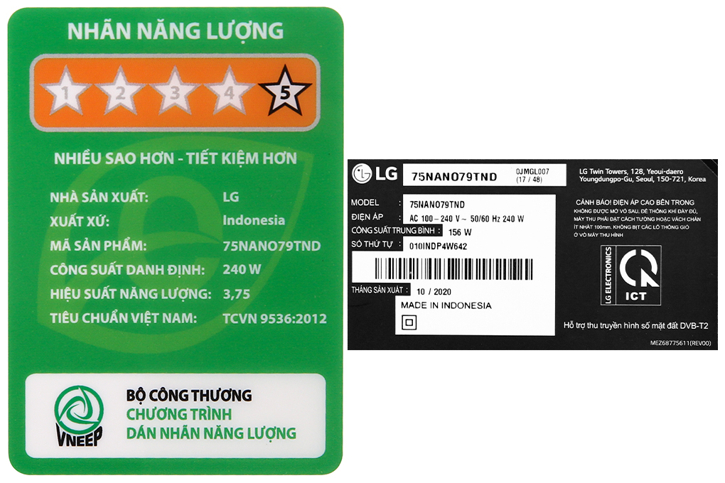 Smart Tivi NanoCell LG 4K 75 inch 75NANO79TND