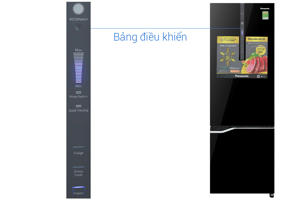 Tủ lạnh Panasonic Inverter 322 lít NR-BV368GKV2