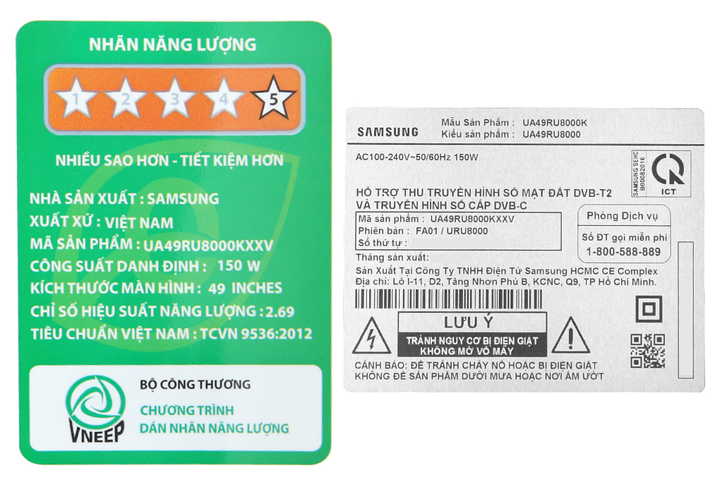 Smart Tivi Samsung 4K 49 inch UA49RU8000