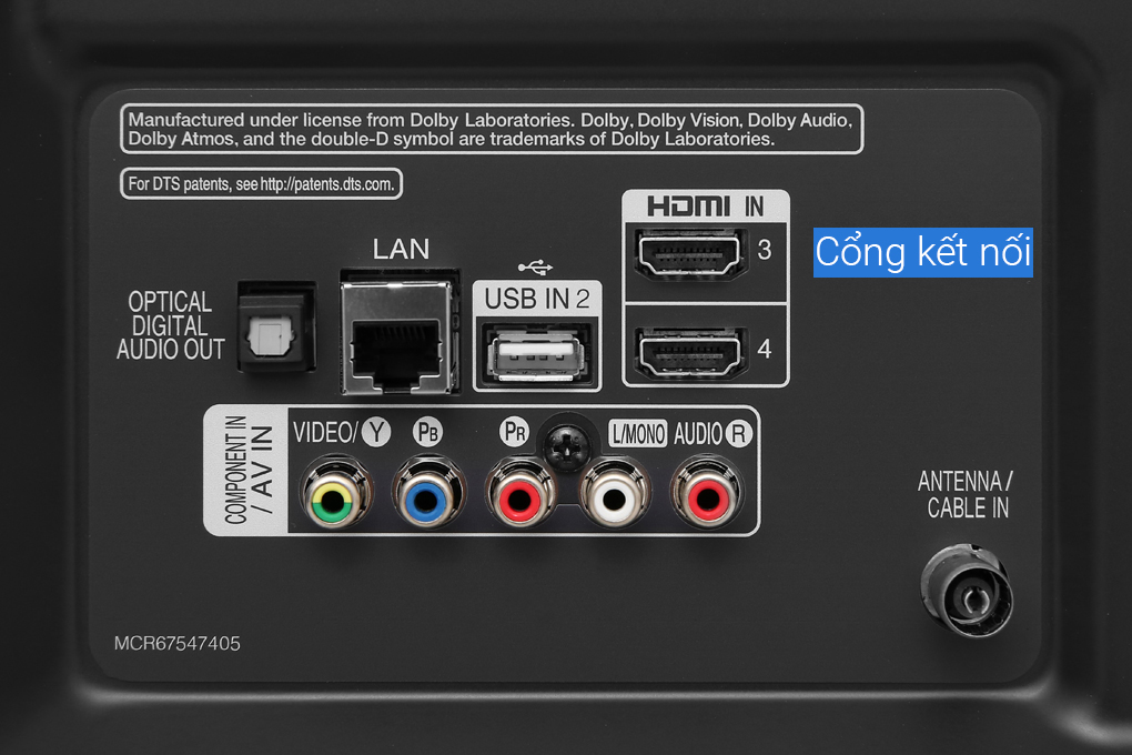 Smart Tivi LG 4K 50 inch 50UM7600PTA