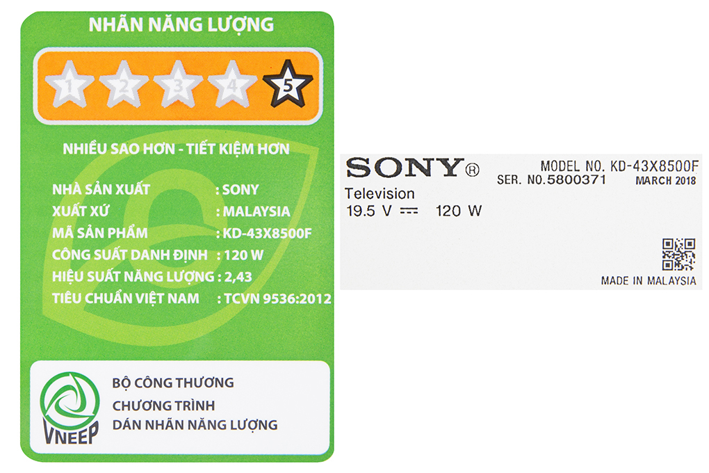 Android Tivi Sony 4K 43 inch KD-43X8500F/S