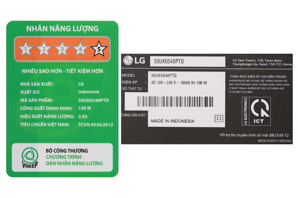 Smart Tivi LG 4K 50 inch 50UK6540PTD