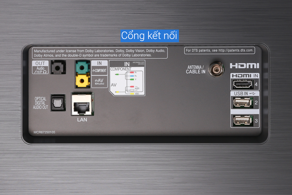 Smart Tivi OLED LG 4K 65 inch 65C8PTA