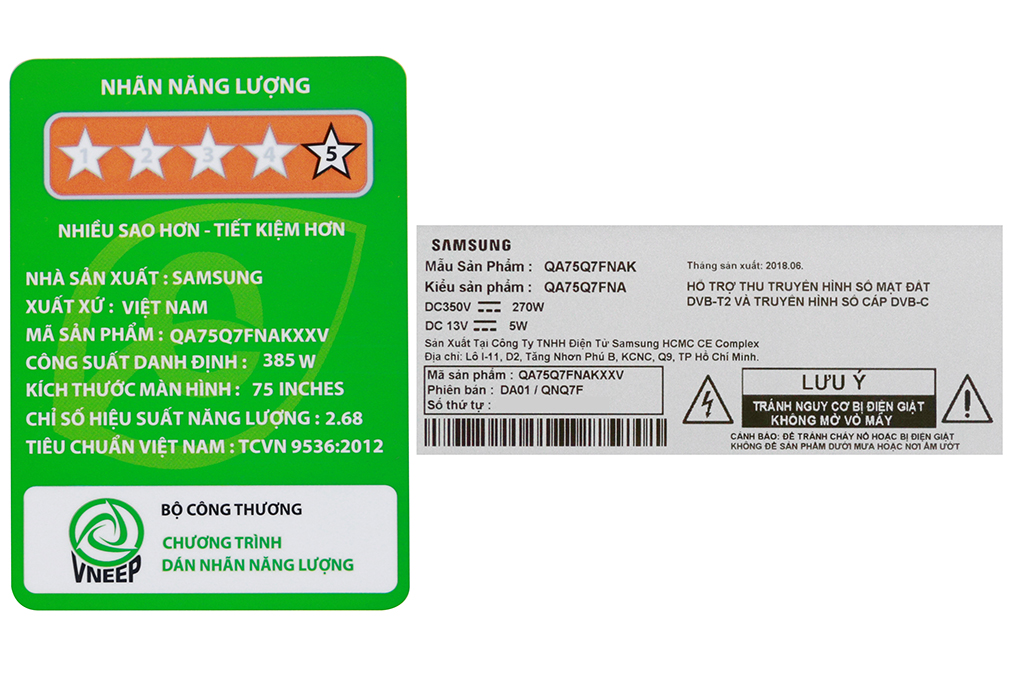 Smart Tivi QLED Samsung 4K 75 inch QA75Q7FN