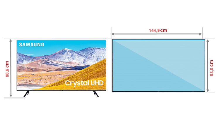 Smart Tivi Samsung 4K 65 inch 65TU8000 Crystal UHD