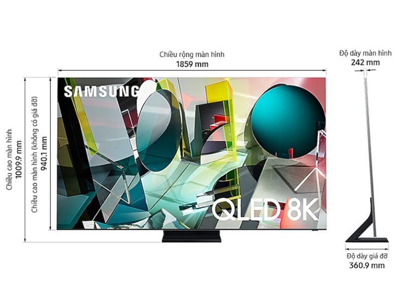 QLED Tivi 8K Samsung 75Q950TS 75 inch Smart TV