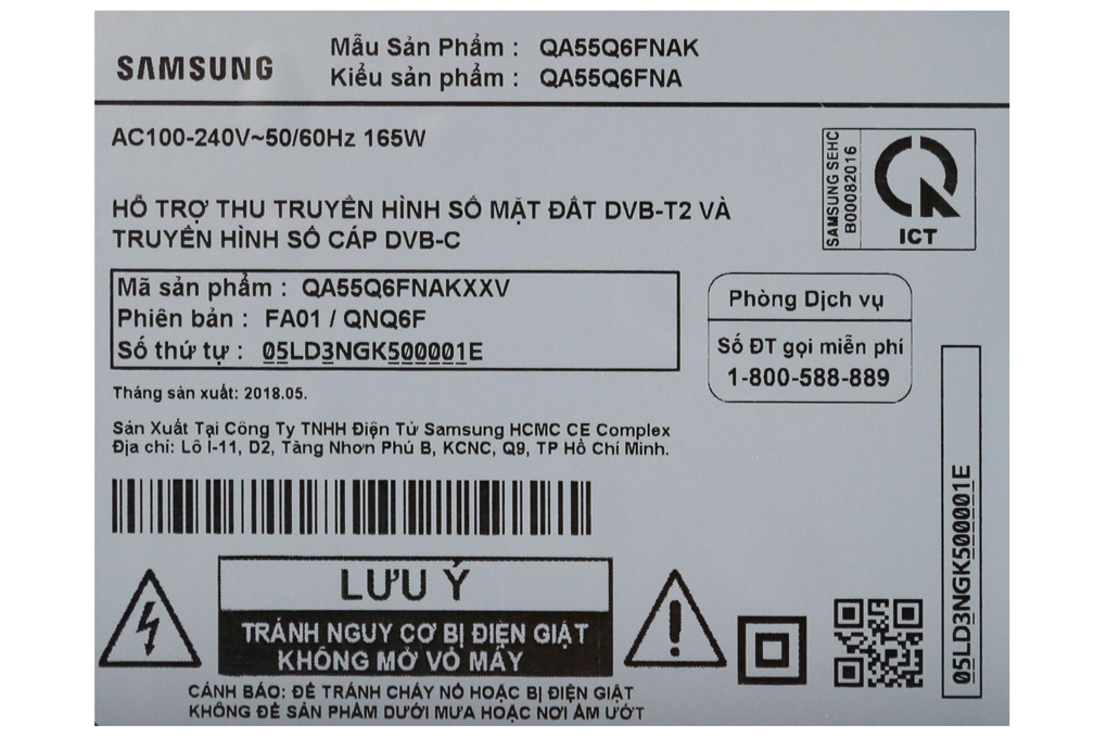 Smart Tivi QLED Samsung 4K 55 inch QA55Q6FN