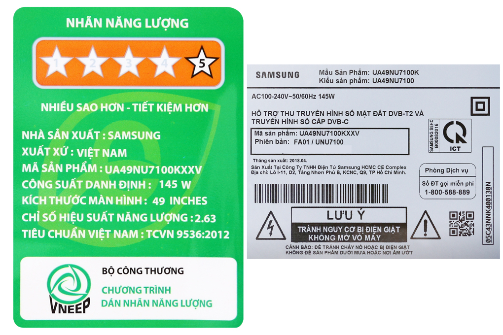 Smart Tivi Samsung 4K 49 inch UA49NU7100
