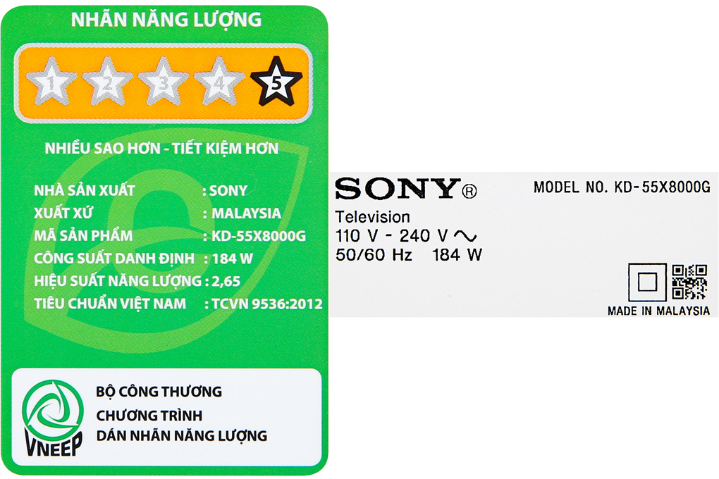 Android Tivi Sony 4K 55 inch KD-55X8000G