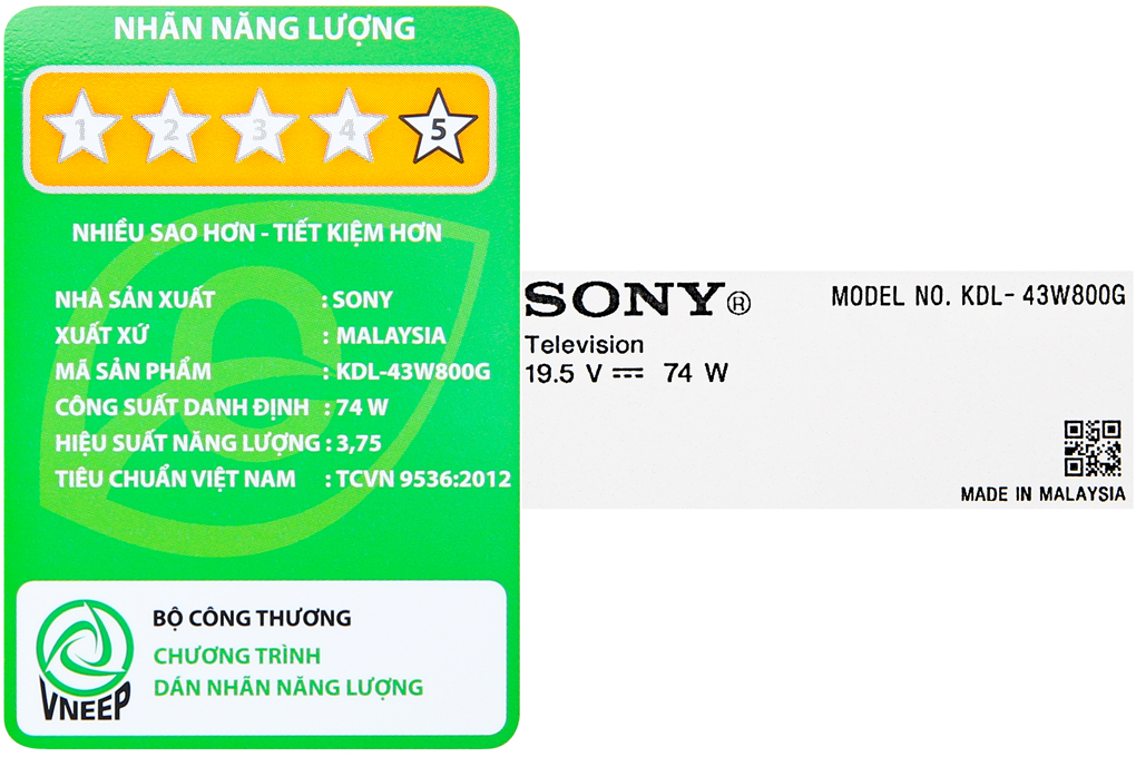 Android Tivi Sony 43 inch KDL-43W800G