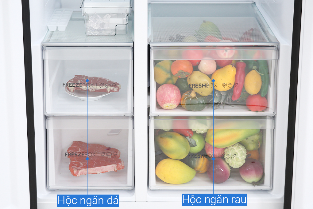 Tủ lạnh Aqua Inverter 541 lít AQR-S541XA(BL)