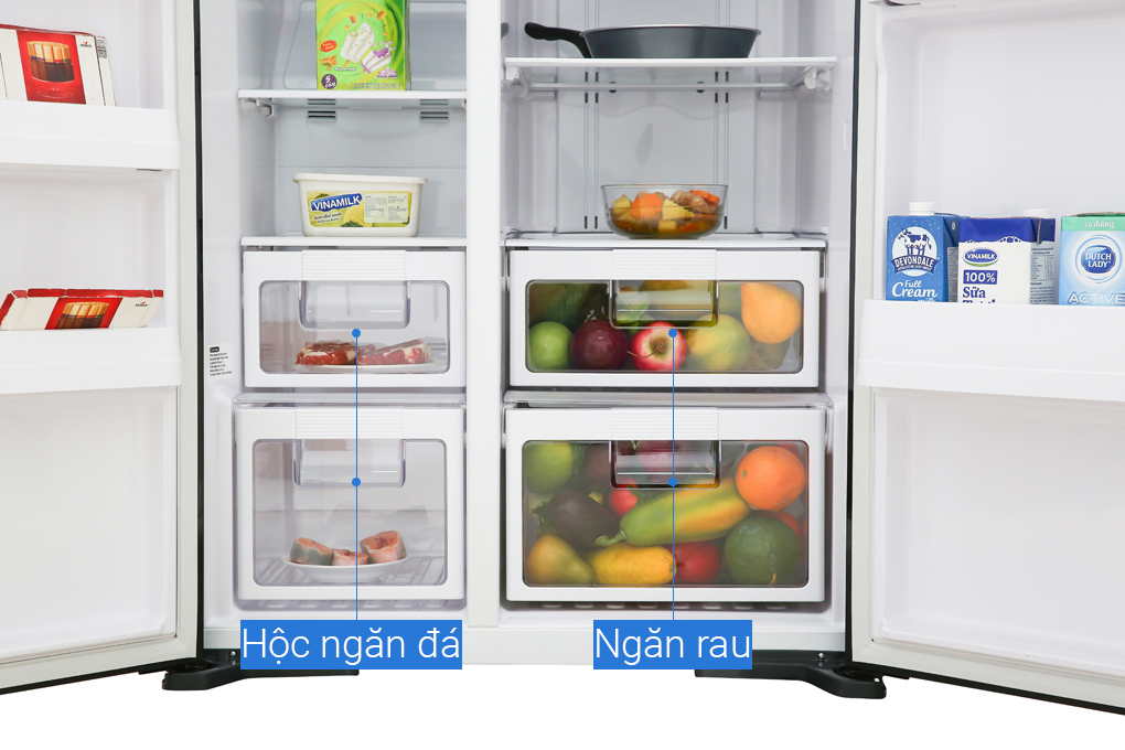 Tủ lạnh Hitachi Inverter 605 lít R-FS800PGV2 GBK