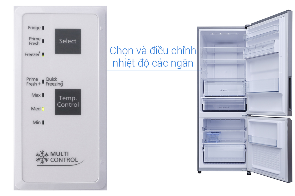 Tủ lạnh Panasonic Inverter 290 lít NR-BV329QSV2