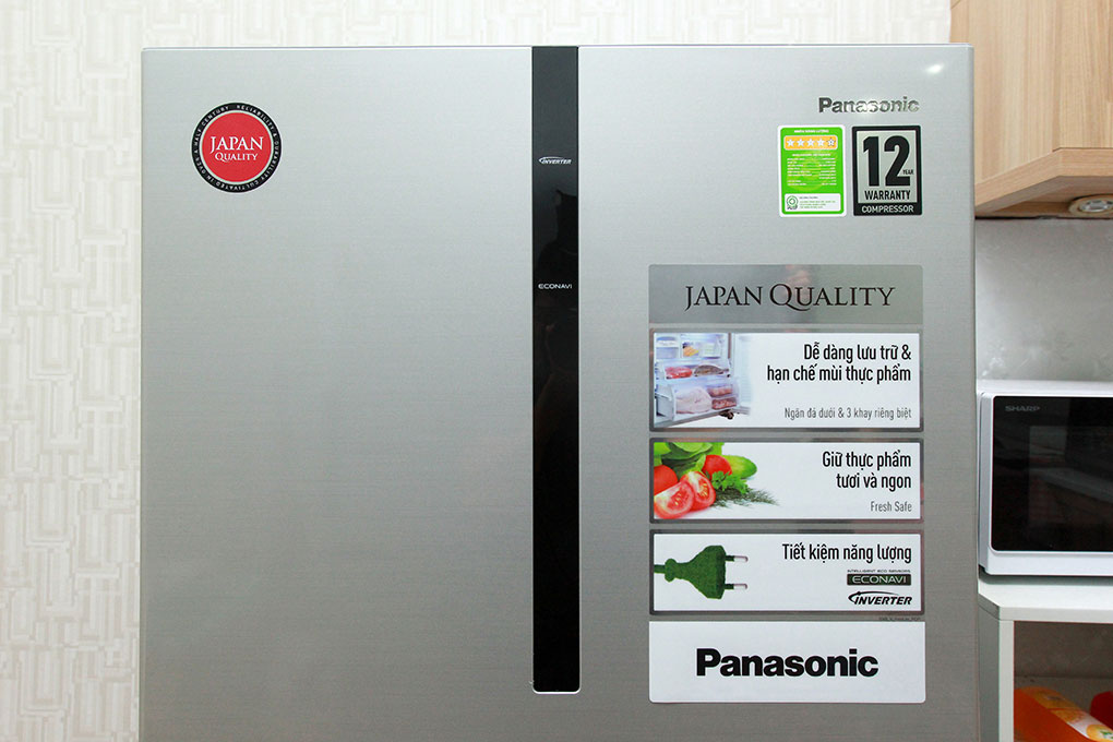 Tủ lạnh Panasonic Inverter 363 lít NR-BX418VSVN