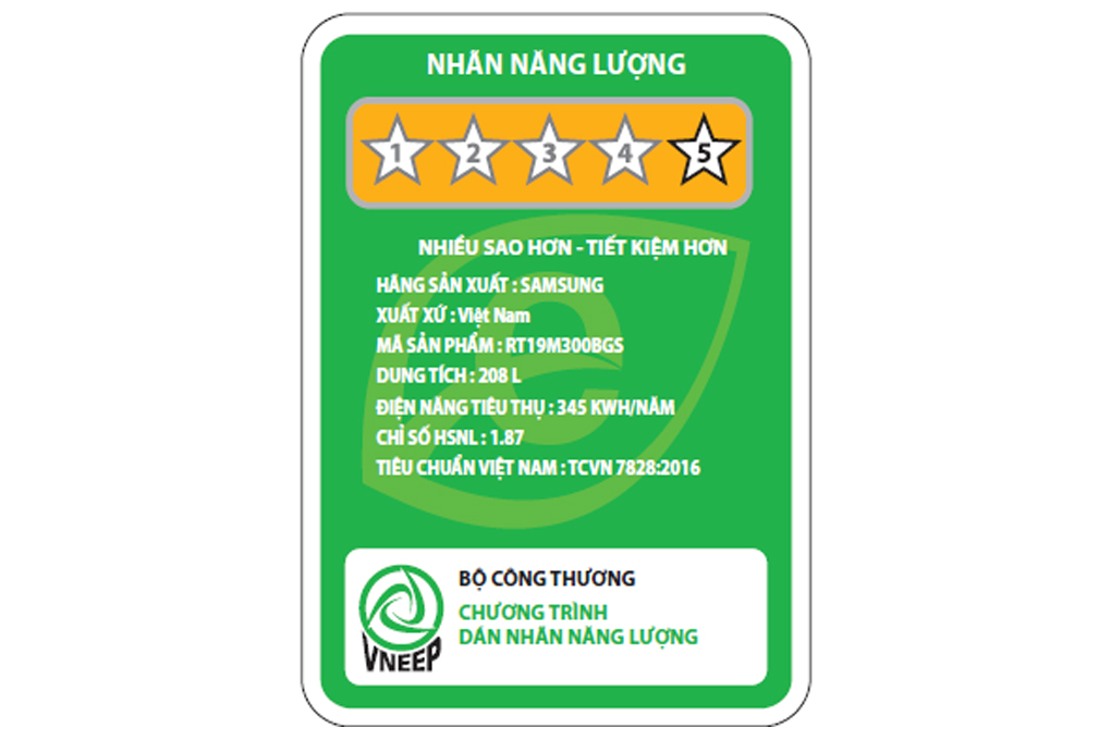 Tủ lạnh Samsung Inverter 208 lít RT19M300BGS/SV