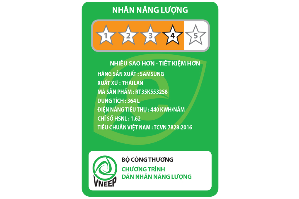 Tủ lạnh Samsung Inverter 364 lít RT35K5532S8/SV