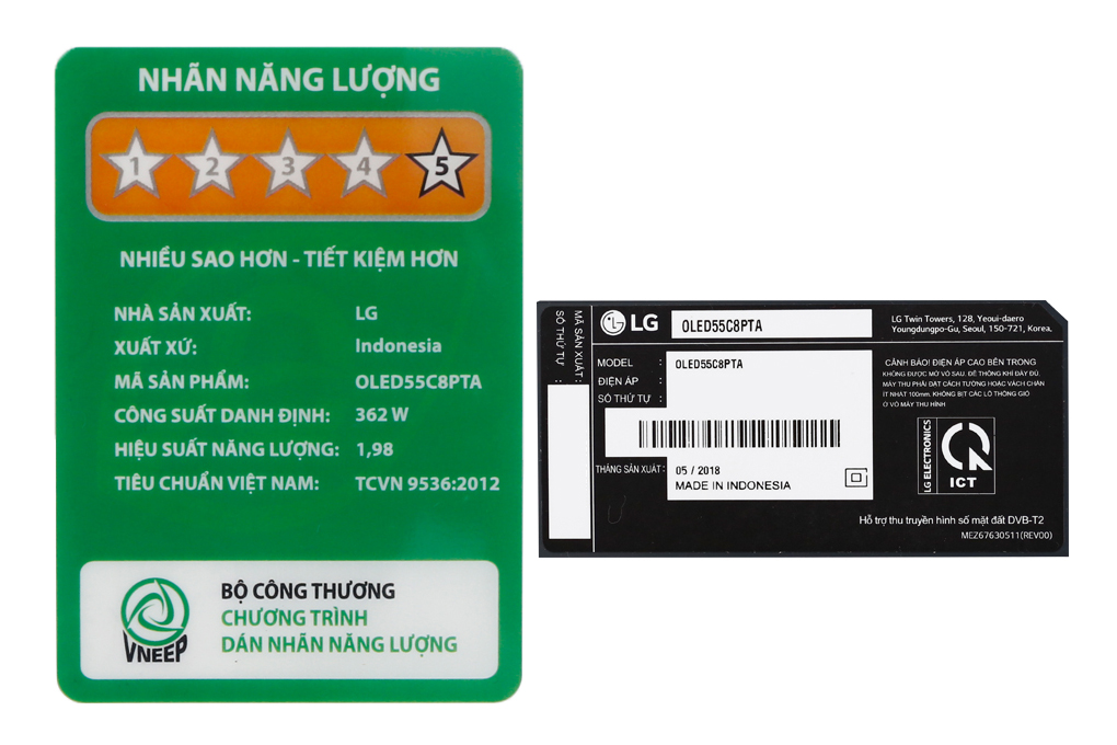 Smart Tivi OLED LG 4K 55 inch 55C8PTA